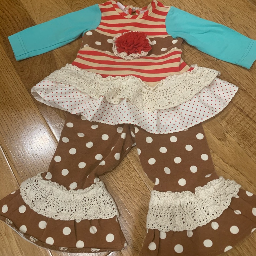 Peaches and Cream 2 Piece outfit